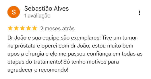 Depoimento Google Dr. João Victor Ribeiro