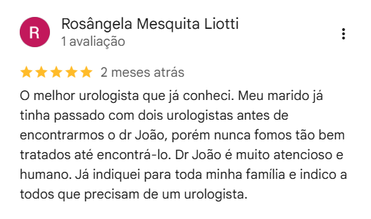 Depoimento Google Dr. João Victor Ribeiro
