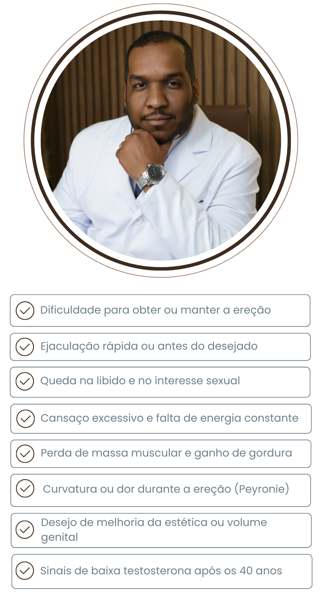 Sintomas para procurar um andrologista mobile - Dr. João Victor Fonseca